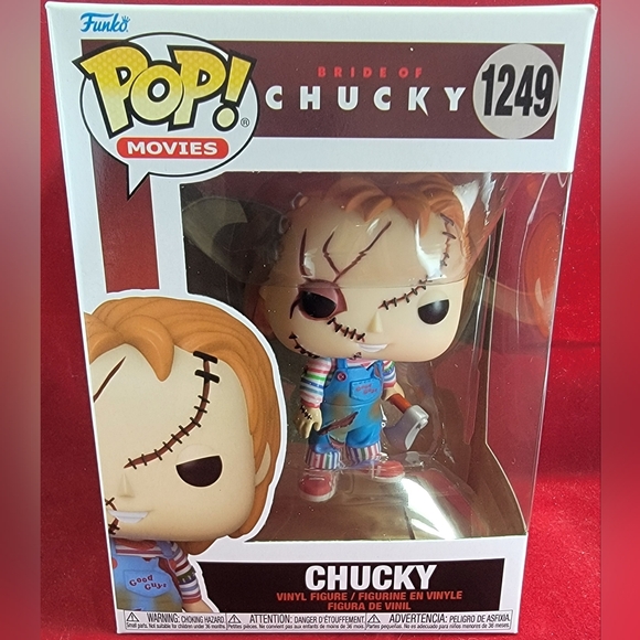 Chucky funko # 1249 (nib) with pop protector - Picture 2 of 7